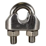 Clip Inox Para Cabo De Aço de 2 e 3mm