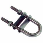 Ubolt FNI M6 Dupla Chapa 8mm Aço Inox