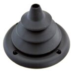 Passa-cabo de Comando até 12MM 4 Pol Preto Trem