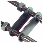 Ubolt FNI M8 Dupla Chapa 10mm Aço Inox - Imagem 2