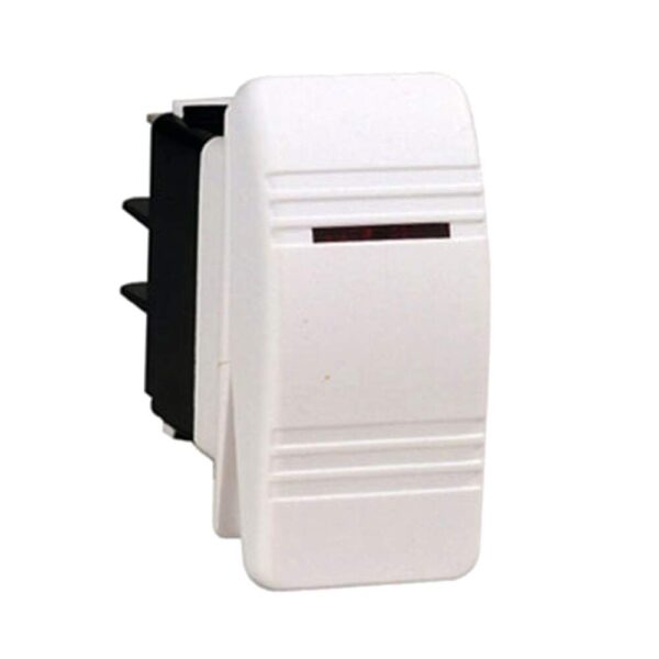 Botão Náutico On Off Marinizado Branco Com LED - Imagem 3
