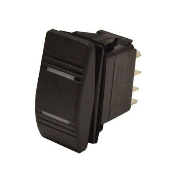 Botão Náutico On Off On Marinizado Preto LED Branco 12V/24V 4 Pinos - Imagem 2