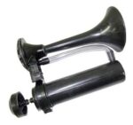 Buzina Mini Manual Araponga Preta 17 CM - Imagem 2