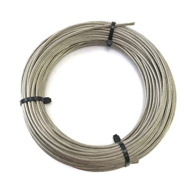 Cabo De Aço Adriça 2,5mm 7X7 Aa Inox 316 Por Metro - Imagem 3