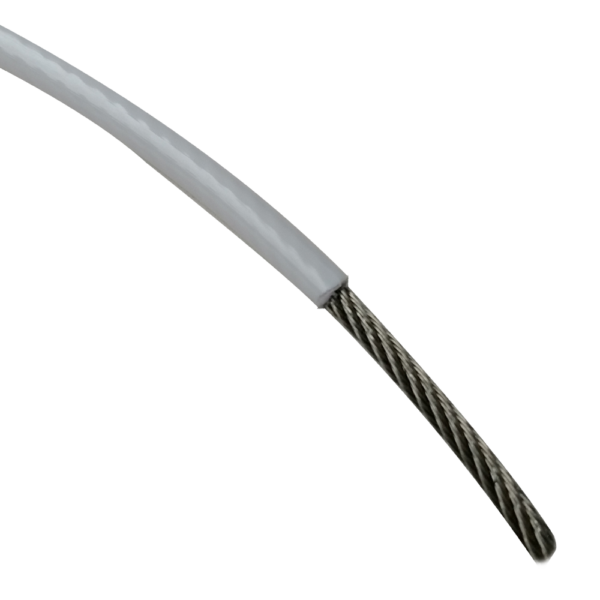 Cabo De Aço Capa Guarda Mancebo 3mm / 4,4mm 7X7 Aa Inox Por Metro - Imagem 2