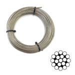 Cabo De Aço Estai 03mm 1X19 Aa Inox 316 Por Metro - Imagem 5