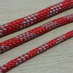 Cabo Náutico Pré-Estirado 10mm Vermelho Com Cinza Por Metro - Imagem 2