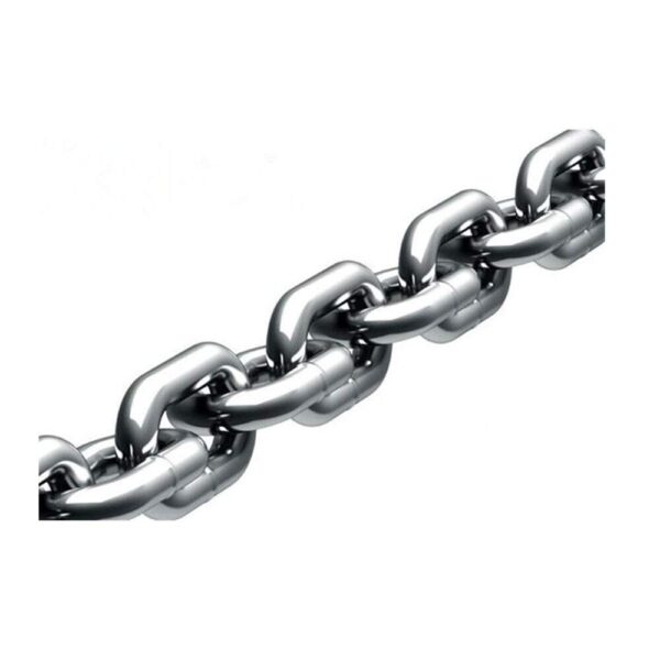Corrente Calibrada 6mm Inox Guincho Âncora Por Metro - Imagem 2