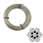 Cabo De Aço Adriça 4mm 7X7 Aa Inox 316 Por Metro