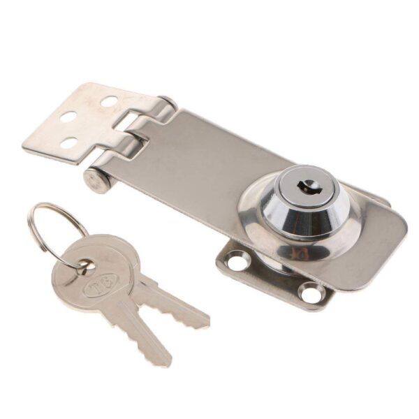 Fecho Náutico com Chaves Porta Tampa Inox - Imagem 5
