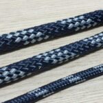 Kit 30 Metros Cabo Náutico Pré-Estirado 12mm Azul Com Cinza - Imagem 2