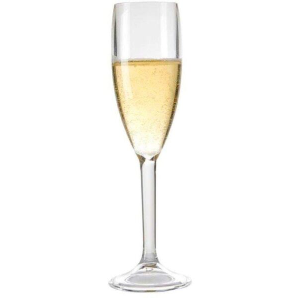 Kit 4 Taças De Champagne Kos Acrilico Cristal - Imagem 6