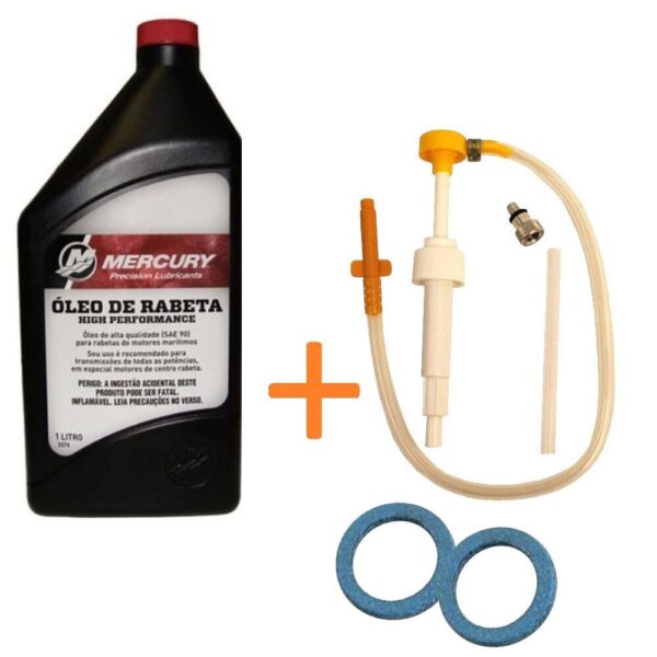 Kit Óleo Bomba e Juntas para Rabeta De Motor De Centro (Todos) Sae90 - Imagem 2
