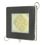 Luminária Náutica Quadrada Inox 12-24V Branco Quente - Imagem 3