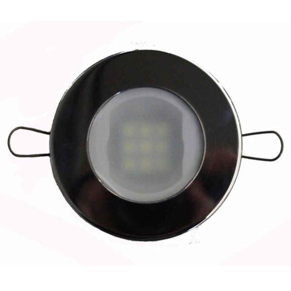 Luminária Redonda LED Inox 24V Branco Frio - Imagem 3