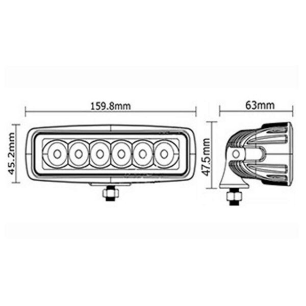 Luz de Deck Mastro Super 6 Led 18w - Imagem 4
