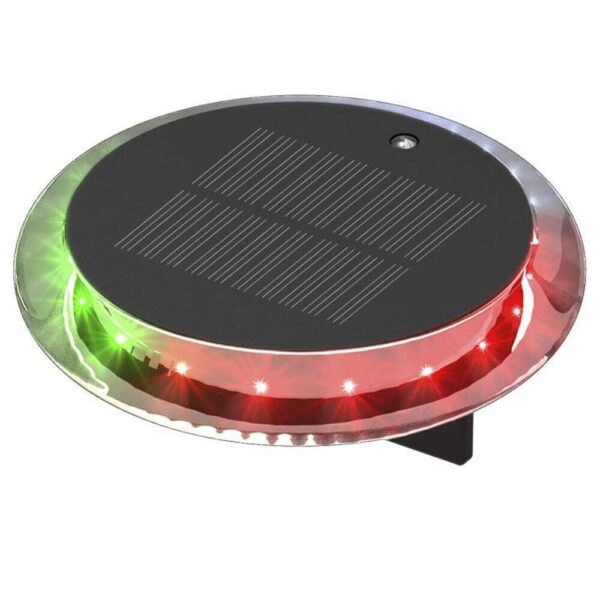 Luz Navegação e Fundeio Solar Sem Fio Led Controle Remoto - Imagem 2