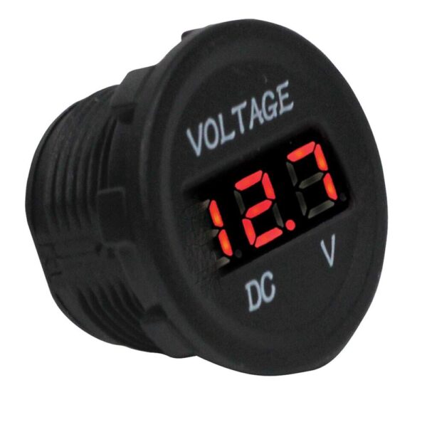 Mini Voltímetro Náutico 12-24V LED - Imagem 2
