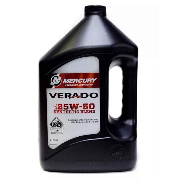 Óleo Mercury Verado 25W-50 4 Tempos 4 Litros - Imagem 3