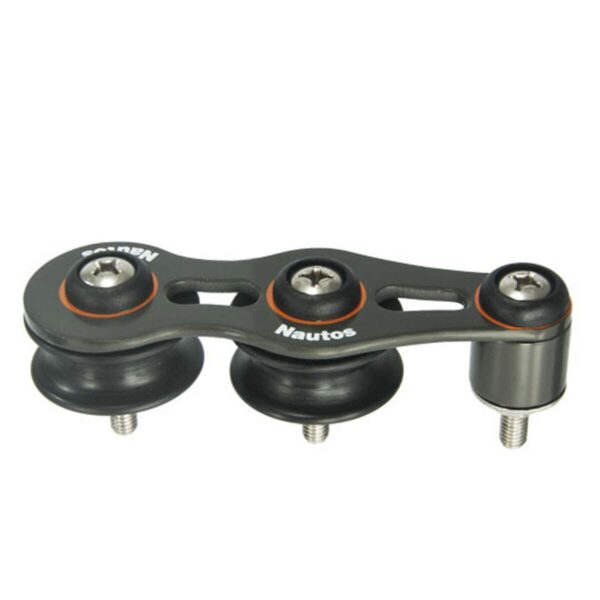 Organizador Nautos 91200N 36mm Duplo Roldanas Nylon - Imagem 2
