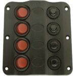 Painel 4 Interruptores Náuticos Led com disjuntor - Imagem 7