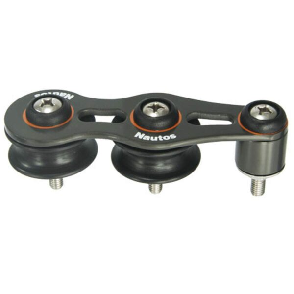 Passador Nautos 91206N 48mm Duplo Roldanas Nylon - Imagem 4