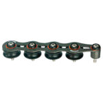 Passador Nautos 91217N 60mm Quádruplo Roldanas Alumínio - Imagem 2