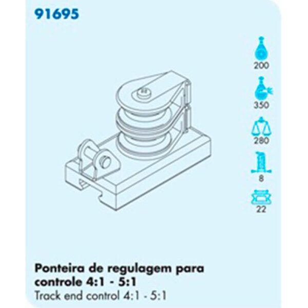 Ponteira Nautos 91695 Controle 4:1 5:1 - Imagem 3