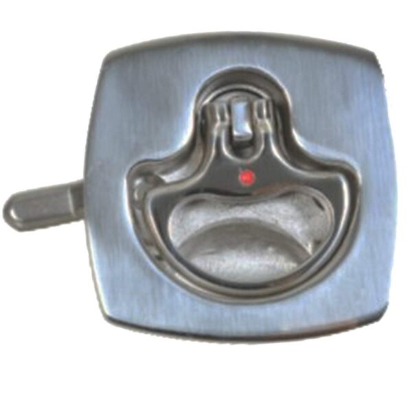 Puxador Náutico Quadrado Inox Com Trava 62 mm - Imagem 4