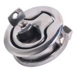 Puxador Trava com Chave Inox 62mm - Imagem 2