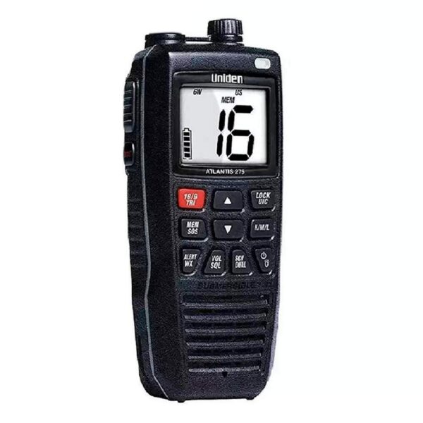 Rádio VHF Portátil Atlantis 275 Preto 1-2,5-6W - Imagem 2