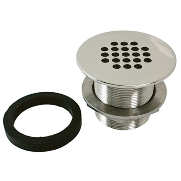 Ralo Para Deck Redondo 70mm Inox 1 1/2 Pol - Imagem 2