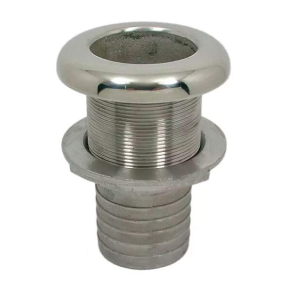 Saída De Água Náutica 1 1/2 Pol Inox Para Mangueira - Imagem 3