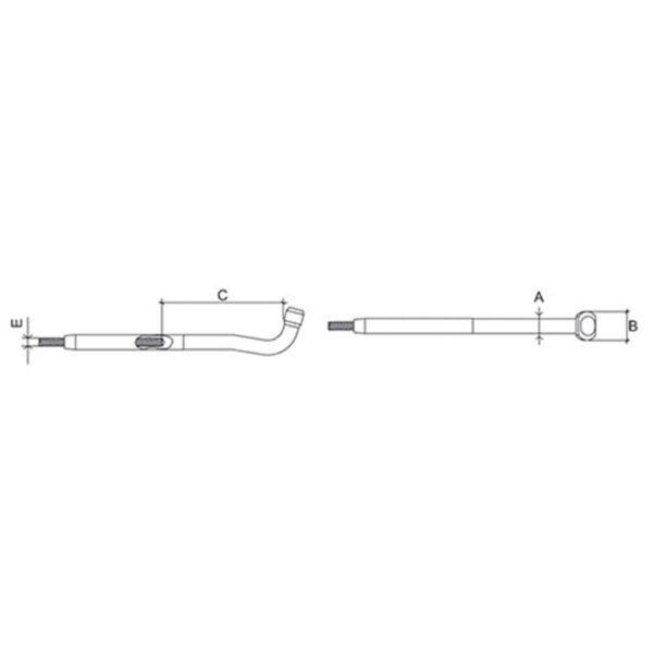 Terminal Nautos 93036 T Prensável 3mm Inox - Imagem 3