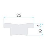 Trilho Nautos 91700 25T 750mm Battencar - Imagem 3