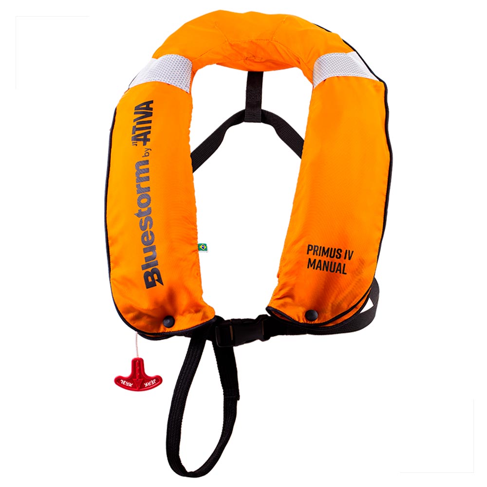3ce3de9918e23e11dbefbba6a03cffec.jpg Colete Salva Vidas Ativa Primus com Inflador Automático Classe IV Laranja - Imagem 1