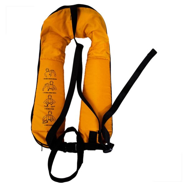 Colete Salva Vidas Ativa Primus com Inflador Automático Classe IV Laranja - Imagem 2