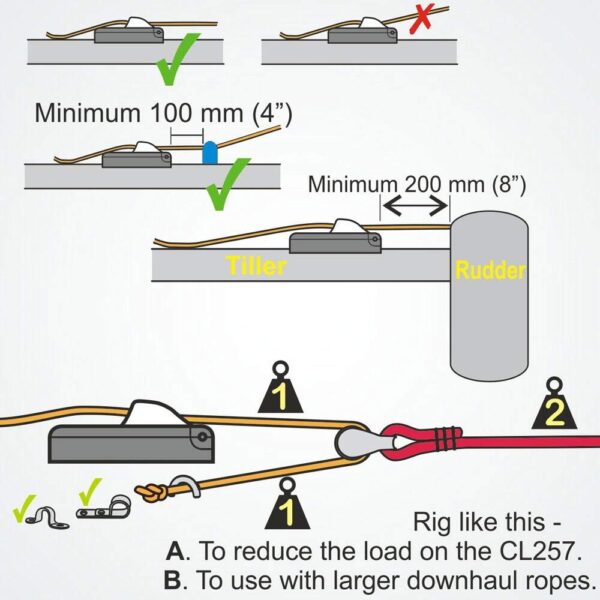 Clamcleat Cl257 Em Alumínio - Imagem 6
