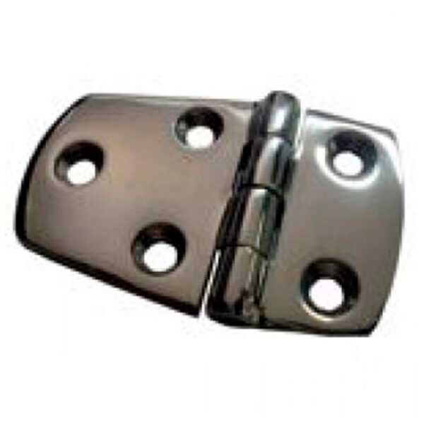 Dobradiça Inox 5 Furos Chanfrada 63X38X2mm - Imagem 3