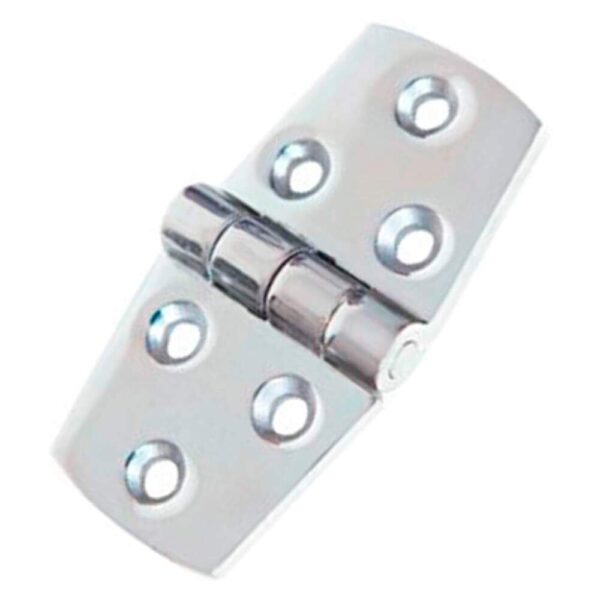 Dobradiça Inox 6 Furos 74X38X2mm - Imagem 2