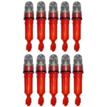 Kit 10 Sinalizador Náutico Luz LED Strobo Para Marcação De Redes Pesca e Boias