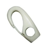 Mosquetão Plástico Pequeno Nylon Branco