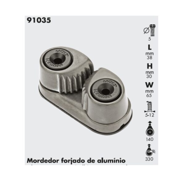 Mordedor Nautos 91035 Alumínio - Imagem 4
