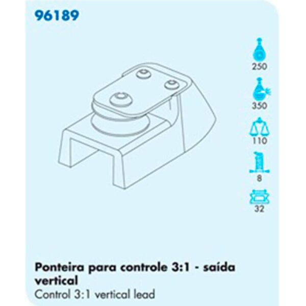 Ponteira Nautos 96189 Controle 3:1 Saída Vertical - Imagem 3