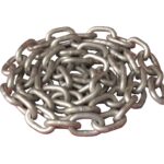 Kit 10 metros Corrente Calibrada 8mm Galvanizada Guincho Âncora