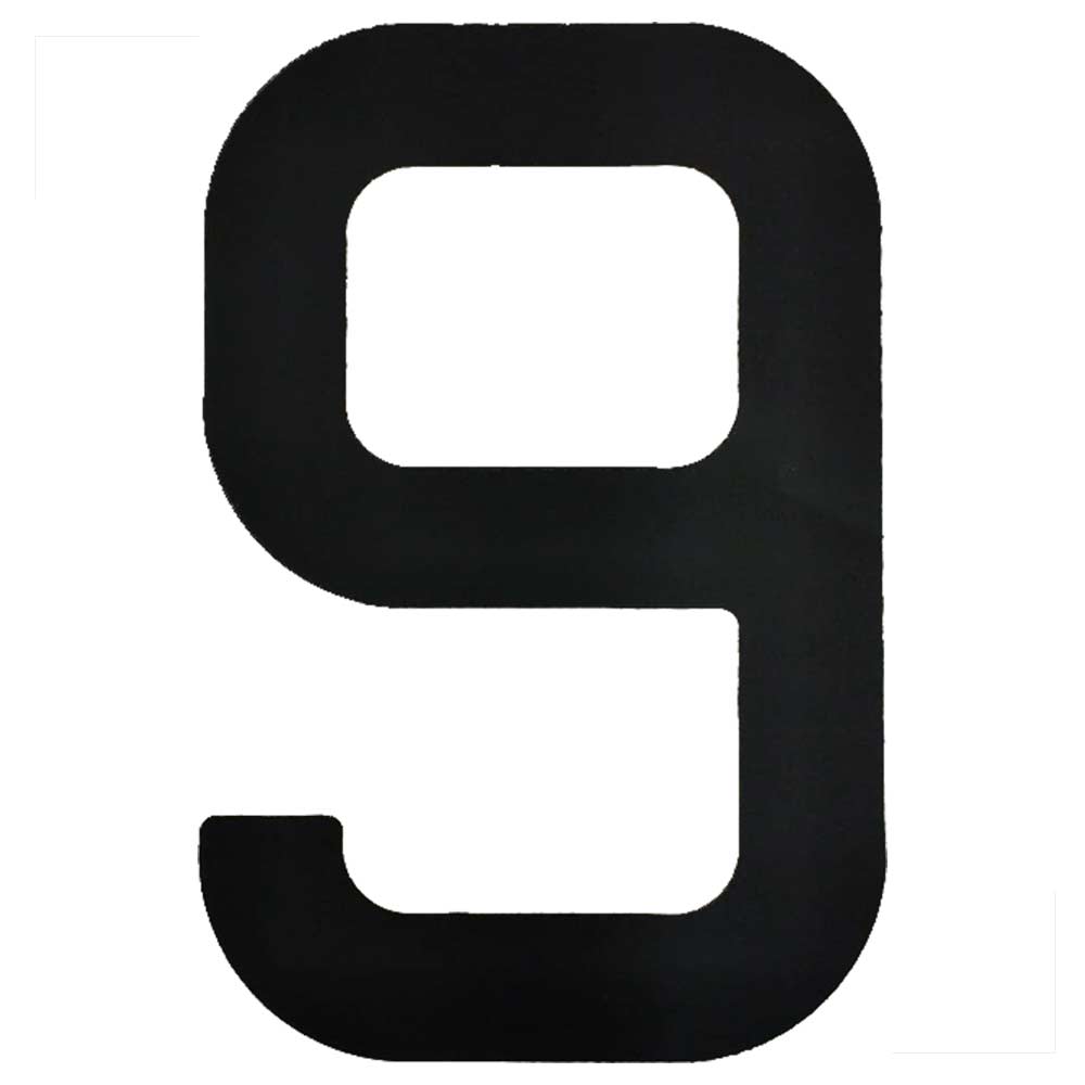 e81cdf36cb938eb259e1b280b338e903.jpg Numeral para Velas Optimist IODA Preto Número Nove - Imagem 1