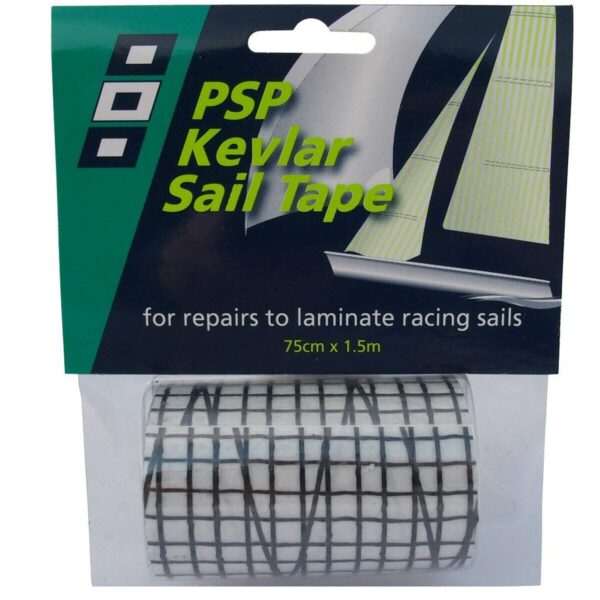 Fita Repara Velas Kevlar TransparentePreto PSP Tapes - Imagem 3