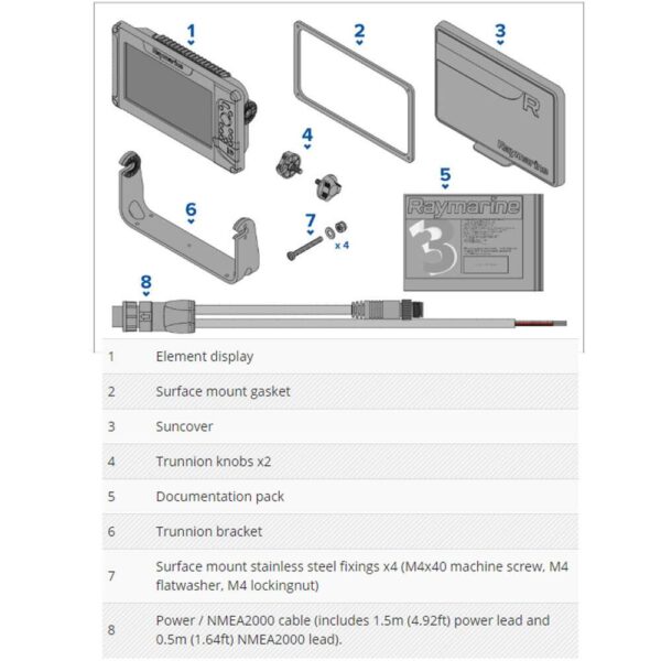 GPS Sonda Raymarine Element 7S - Imagem 5
