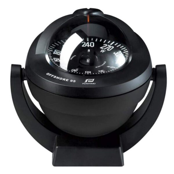 Bússola Plastimo Offshore 95 De Sobrepor Preta Flat Luz - Imagem 5