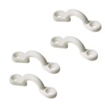 Alça Plástica Pequena Branca com 4 unidades